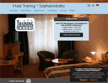 Tablet Screenshot of hoteltraining.hu